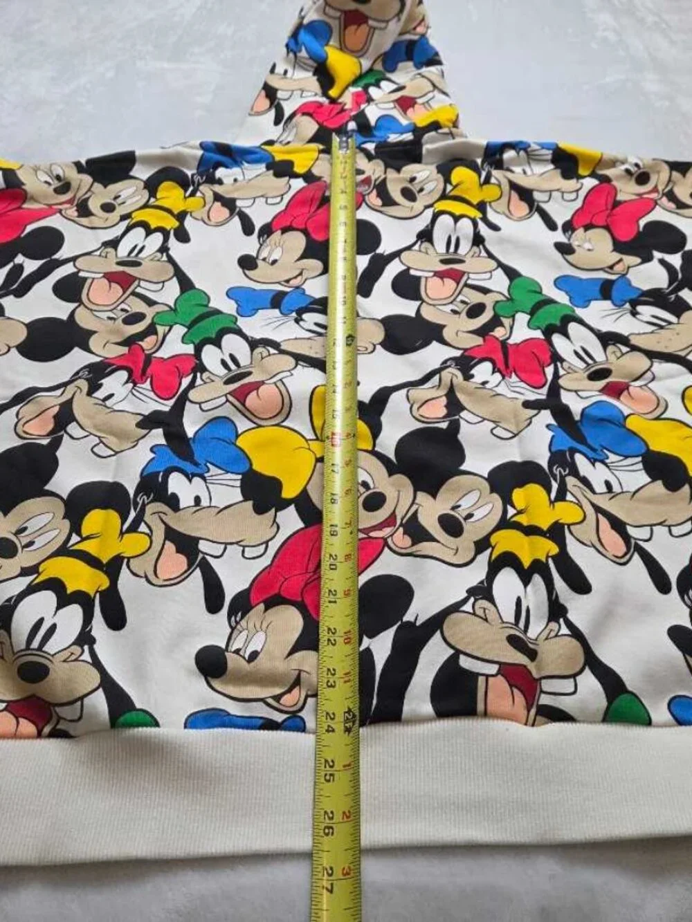 New L Levi's x Disney colab Mickey Mouse all over hoodie